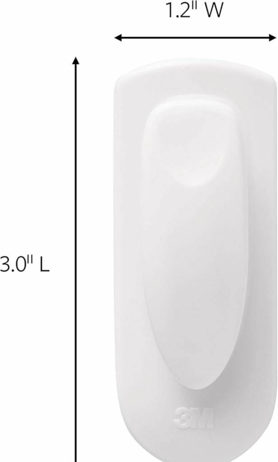 Command Medium Spring Clip with 2 Adhesive Strips – Secure & Damage-Free Hanging