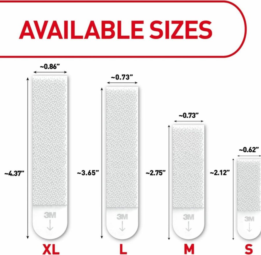 Command Heavy Duty Picture Hanging Strips - 20 LB XL Weight Capacity, 8 White Adhesive Pairs, Damage-Free Wall Hangers for Photos & Frames, Living Room & Office Decor